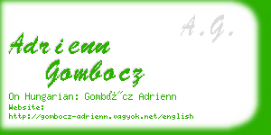 adrienn gombocz business card